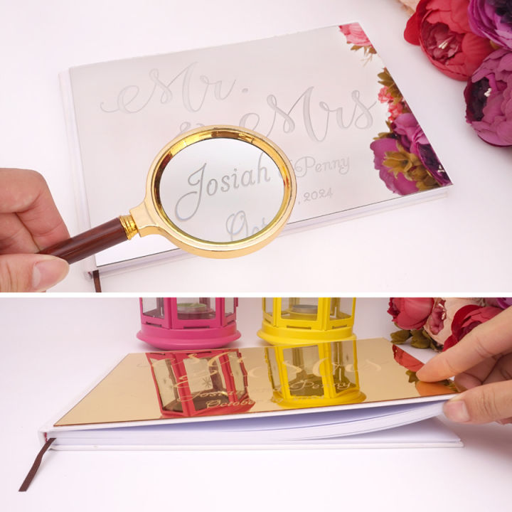 25*18cm%20Mrmrs%20Style%20Personalized%20Mirror%20Cover%20Wedding%20Guestbook%20Birthday%20Custom%20Couple%20Namesdate%20Journal%20Book%20-%20Image%205