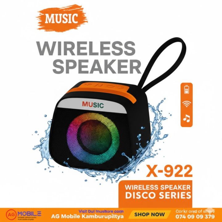 X-922 Wireless Speaker Disco Series