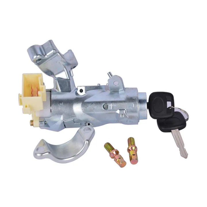 Replacement Accessories Ignition Switch Assembly W/2 Keys with Bracket for 1998 1999-2002 Toyota Corolla RAV4 45020-12-11 45250-38010