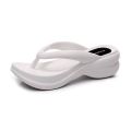 ins Internet Hot Flip-Flops Female Summer 2024 New Good-looking Thick Bottom Non-Slip Fashion Popular Going out. 