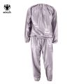 Weight Loss Hot Sauna Suits for Women Men Big and Tall Workout Sports Clothing Sweat Gym Set Pants and Top Hoodie Jacket Pvc. 