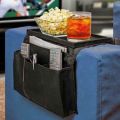 【Alizeker Mall】Practical Saving Space Arm Rest Table Tray Fashionable Durable Magazine Rack 6 Pockets. 