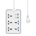WiWU Wi-S006 2500W GaN 11in1 Power Strip 2PIN - White. 