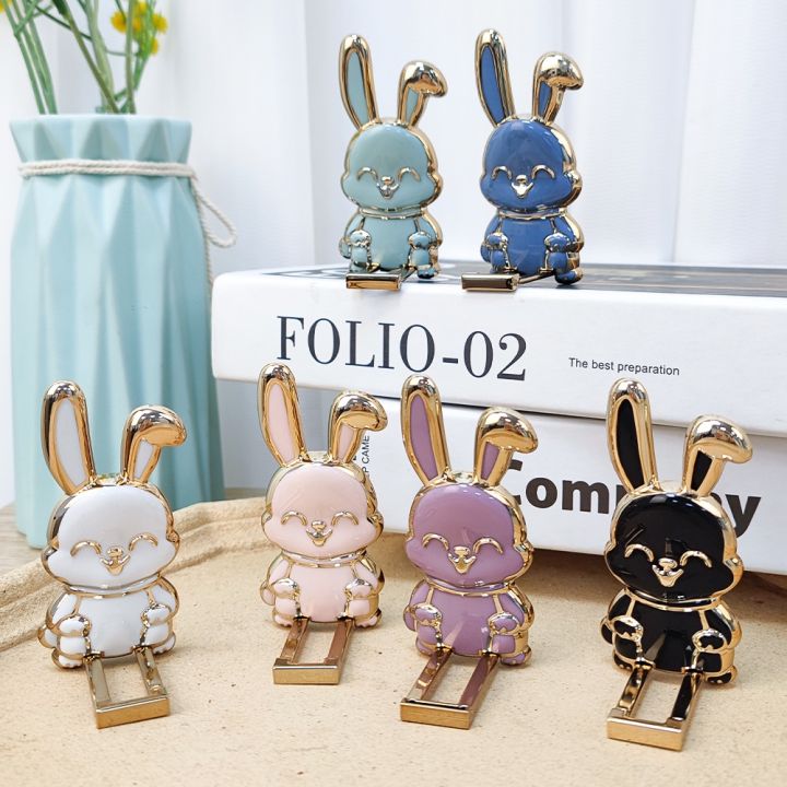 Lazy%20Ring%20Paste%20Desktop%20Mobile%20Phone%20Holder%20/%20Multi-color%20Optional%20Cartoon%20Rabbit%20Phone%20Holder%20/%20Mobile%20Phone%20Accessories%20-%20Image%202