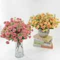 Artificial Flowers Silk Peony   Bouquet Peony Hydrangea Wedding Decor. 