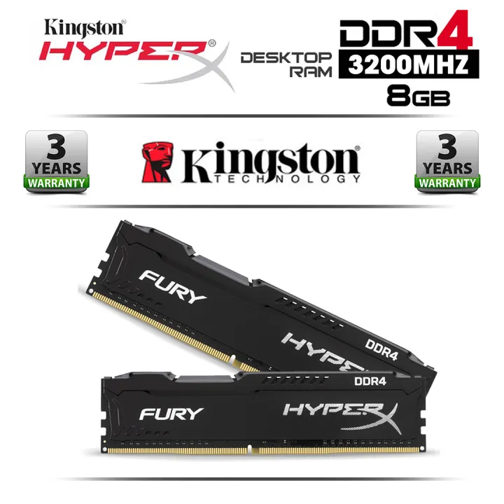 HyperX%20Fury%20DDR4%208GB%20RAM%203200MHz%20-%20Image%209