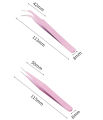 Panda Online Macaron Color Stainless Steel Curved Tweezers Tape Stickers Scrapbooking DIY Tools Accessories. 