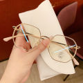 Fashion Polygonal Anti Blue Light Glasses Men Women Big Frame Eyeglasses Eyewear. 