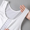 Seamless   Binder Corset Breathable  Bustier  Flat  Chest Hook Vest Women'S  Front Buckle  Tomboy Underwear for Tomboys  Gender-Neutral Fashion  Body Confidence  Posture Correction  Summer Fashion. 