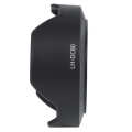 LH‑DC80 Plastic Black Camera Mount Lens Hood for Canon PowerShot G1X Mark II. 