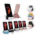 Charging Station Docking For IPhone XS MAX XS XR X 8 USB Cable Sync Cradle Charger Dock For Android Type C Samsung Stand Holder. 