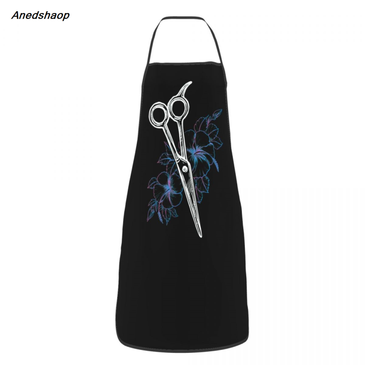 Scissors Apron Anedshaop Fashion Scissors Hairstylist Apron Adult Chef Cuisine Kitchen ...