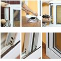 House Soundproofing Windproof Stronger Stickiness door sealing tape Window Sound Insulation Strip Gap Filler Sealer 5M Self Adhesive Seal Strip Weatherstrip for Windows and Doors. 