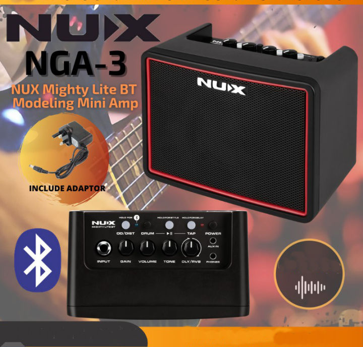 NUX%20Mighty%20Lite%20BT%20Mini%20Portable%20Modeling%20Guitar%20Amplifier%20with%20Bluetooth(Cream)%20-%20Image%203