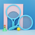 1 Set Purple Colour Beach Tennis Badminton Racket Set Children'S Beach Racket Easy to Use. 