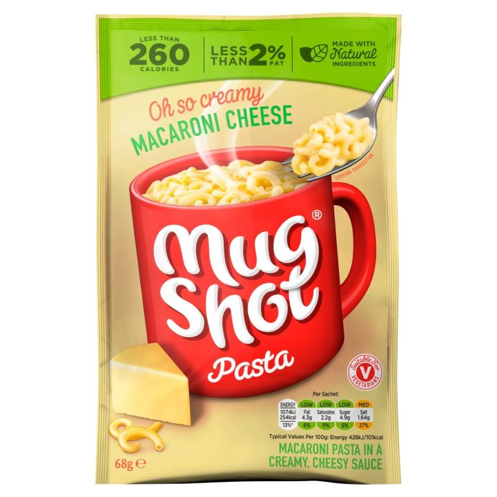 Mug Shot Pasta Macaroni Cheese 68g (Uk)