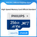 PHILIPS Memory Card 512GB 256GB 128GB 64GB 32GB U3 V30 4K Full HD Micro TF Mini SD Card TF Memory Flash Card for Phone/Computer. 
