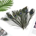 10/20/50Pcs Real Natural Peacock Tail Eyes Feathers For DIY Clothes Decoration Wedding Party 25-30cm Beautiful Peacock Tail Feathers. 