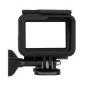 Frame for GoPro Hero (2018) / 6 / 5 Housing Border Protective Shell Case Accessories for Go Pro Hero6 Hero5 Black with Quick Pull Movable Socket and Screw (Black). 