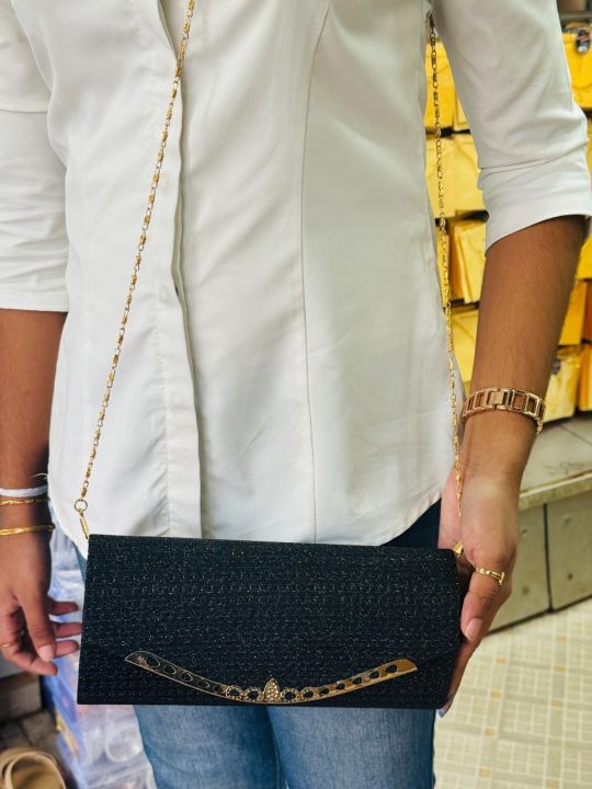 ESH%20Bridal%20Wedding%20Lady%20Satin%20rose%20Gold,%20gold,%20ash,%20black%20color%20rich%20look%20Bags%20gold%20color%20Lace%20chain%20Shoulder%20Bag%20Purse%20for%20girl%20and%20women%20bags%20for%20women%20-%20Image%206