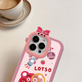 Super Girls Case For Samsung A12 3D Cute Cartoon Bear Lotso Lots-o'-Huggin' Little Monster Mobile Phone Casing Soft Silicone Cases Soft Luxury Cover Liquid Coque. 
