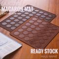 Ready Stock 🇲🇾 Premium Silicone Macaron Mat Non-Stick Oven Baking Brownies Cookies Kuih Semperit Mat Food Grade Alas Makaron Macaroon Brownie Biskut Makaroon Anti Slip Pan Loyang Biskut. 