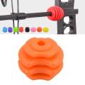Compound Bow Stabilizer Ball Decelerator Shock Absorber Shockproof Suppressor Bracket Noise Repalcement Parts - Orange. 