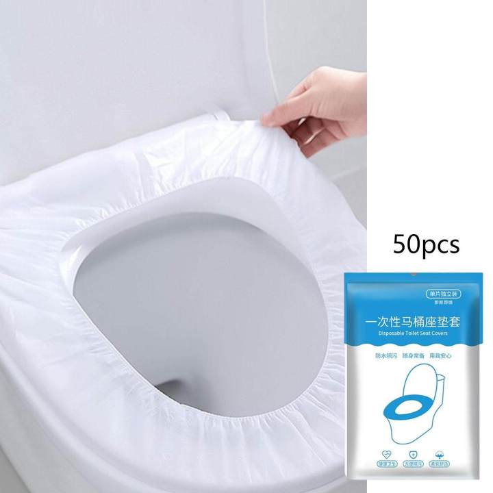50Pcs%20Potty%20Seat%20Cover%20Waterproof%20for%20Road%20Trip%20Public%20Restrooms%20-%20Image%204