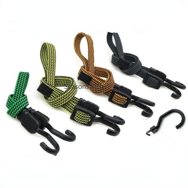 Elastics Rubber Luggage Rope Cord Hooks Bikes Rope Tie Bicycle Luggage Roof Rack Strap Fixed Band Hook Car Accessories