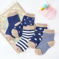 5Pairs Baby Socks Newborn Baby Boy Cute Short Sock 0-1-3-8Y Kids Cotton Toddler Cartoon Soft Children's Sports Socks for Girls. 