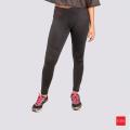 Tofo Activewear Leggings In Black With Grey Paneling Details. 