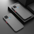 For Realme C12 Back Cover [Camera Lens Protection] Luxury Translucent Matte Protective Case Soft Silicone Bumper Shockproof Mobile Phone Cases. 