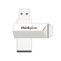 Lenovo ThinkPlus TPU301 USB3.0 Flash Drive Metal Rotation Pendrive Flash Memory Disk 32G 64G 128G Thumb Drive. 