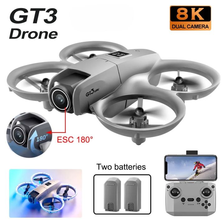 GT3%20i1PRO%20HD%20Dual%20Camera%20Intelligent%20Obstacle%20Avoidances%20Aerial%20Photography%20Flyer%20Optical%20Flow%20Positioning%20Drone%20-%20Image%202