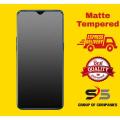 Samsung Galaxy A03s 9D Matte Frosted Full Tempered Glass Anti-Fingerprint. 