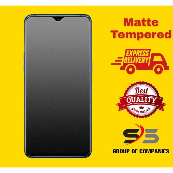 Samsung Galaxy A03s 9D Matte Frosted Full Tempered Glass Anti-Fingerprint