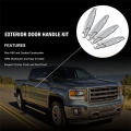 1 Set Exterior Door Handle For Cadillac Chevy Silverado GMC Sierra Yukon Parts 22738721 15915659 22738722 15915660. 