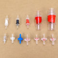 1pcs Plastic One Way Inline Check Valve Gas Air Liquid Water Fluids 4 / 6 / 8 / 12mm One-Way Valve Pvc Hose Connectors. 