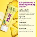Plix Pineapple Depigmentation Advanced Dewy Sunscreen With SPF 50 PA++++ 50g. 