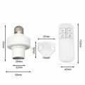 【Tento】Smart Remote Control Light Switch E27 LED Lamp Wireless Timer Holder Bulb Base Socket On/Off 30M Range For Ceiling Chandelier. 