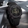 BNMI / PIAOMA Watches For Man Sports LED Wristwatches Multifunction Men's Digital Electronics Watches Alarm Clock Waterproof Watch NEW   9115. 
