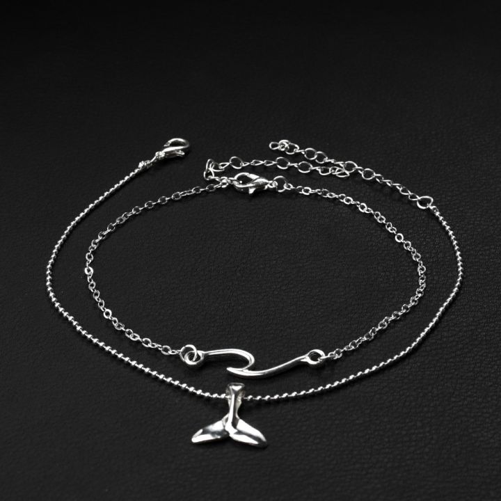 Women%20Double%20Layers%20Ankle%20Bracelets%20/%20Girls%20Boho%20Adjustable%20Size%20%20Beach%20Anklet%20/%20Girls%20Charm%20Fishtail%20Pendant%20%20Anklets%20/%20Ladies%20Fashion%20On%20Leg%20Foot%20Jewelry%20Accessories%20-%20Image%208