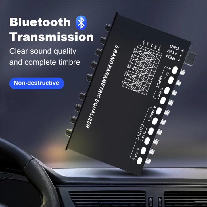 5-Band%20Car%20Audio%20Equalizer,%20with%20CD/AUX%20Input%20Select%20Switch,Black%20-%20Image%203