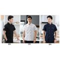 Kitchen Hot Pot Restaurant Breathable Summer Chef Restaurant Canteen Short Sleeve Thin Clothes Ice Silk Customed Working Suit Catering. 