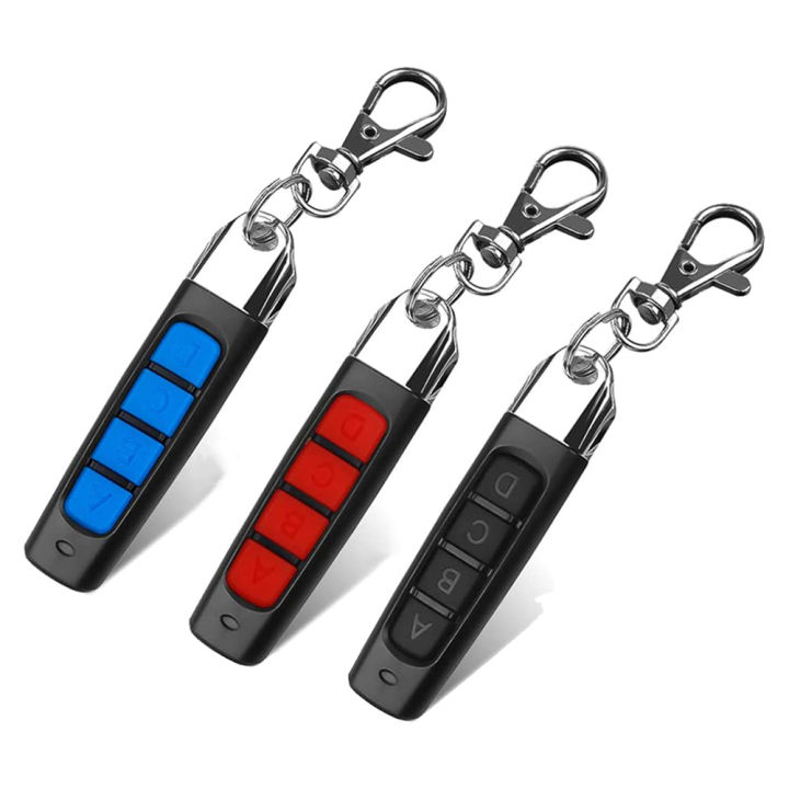 3 Pcs Universal Copy Remote Access Control 433 Copy Wireless Remote Control Remote Control Duplicator New Garage Gate Door Remote Control 433MHZ