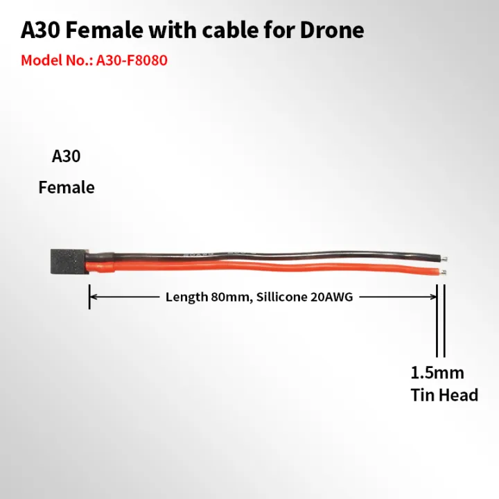 5pcs%20A30%20Connectors%20Male%20And%20Female%20Plugs%20Connector%20Adapter%20For%20For%20Rc%20Tiny%20Drone%20Four%20Axis%20Multicopter%20Accessories%20-%20Image%203