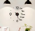 Wall Clock Modern Creative 3D Mirror. 