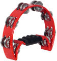 Tambourine Single Row Tambourine for Kids and Adults Hand Held Percussion Instrument Percussion instrument hand tambourine Red, Green, Yellow, Blue. 