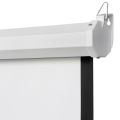 Wall / Ceiling Mounted Manual Projector Screen (84"X84"). 