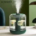 Household Mini Humidifier Visible Water Tank Mute Long-lasting Fine Mist Night Light Desktop Humidifier for Home. 